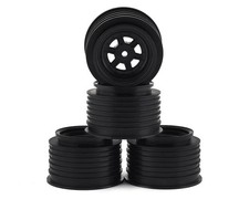 DE RACING DER-GLR-AB GAMBLER REAR LATE MODEL WHEELS BLACK E32