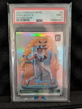2024 PANINI DONRUSS OPTIC DOWNTOWN! #6 SAM LAPORTA PSA 9 🔥🦁🔥