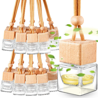 Rtteri 50 Pcs Car Air Fresheners Diffuser For Essential Oil Empty Hanging