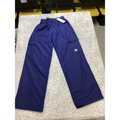 Adidas Originals Women Ess Woven Cargo Pants Dark Blue IX9971 XS NWT