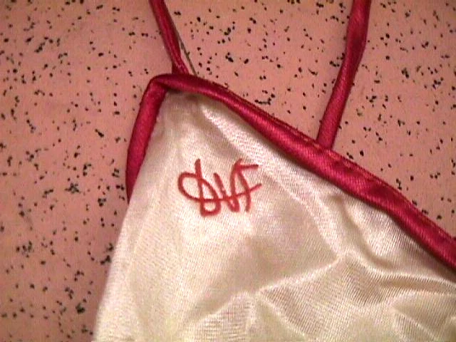 super rare DIANE VON FURSTENBERG vintage nighty teddy sleepwear sz M 70s 80s DVF - Image 2 of 4