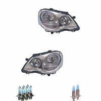 Halogen Scheinwerfer Frontscheinwerfer Set H7/ H7 FüR VW Polo Inklusive Lampen