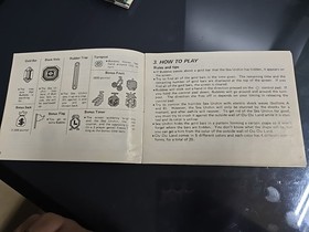 Authentic Clu Clu Land NES MANUAL ONLY