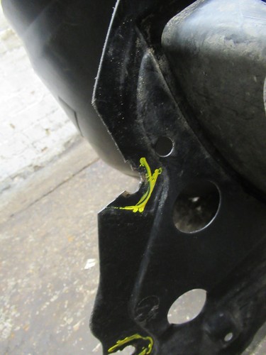2017 MICRA DCI ACENTA MK5 5 DOOR WHEEL ARCH LINER SPLASH GUARD FRONT RIGHT SIDE - Picture 8 of 10