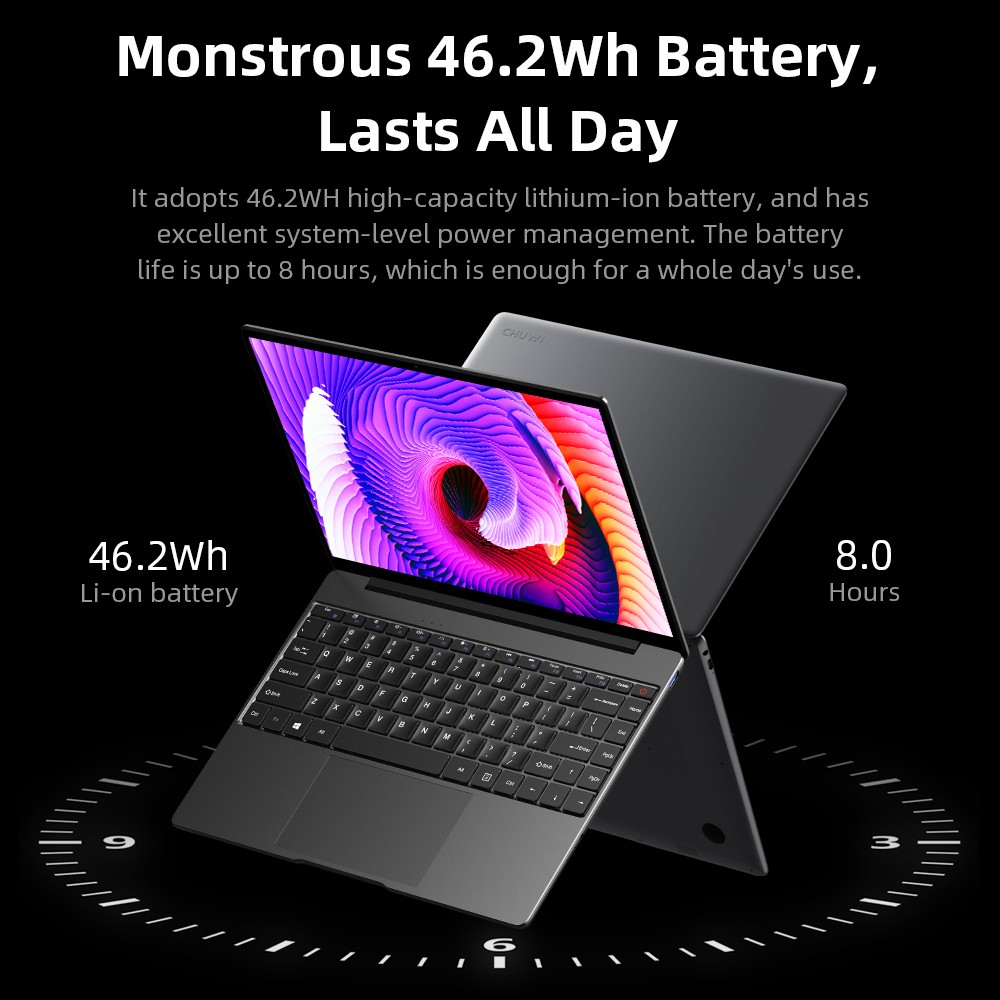 CHUWI CoreBook Plus Laptop R5 7430U Light Gaming Business 16G RAM