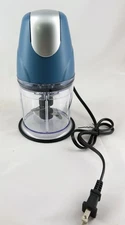 NEW! AMBIANO Electric Food Chopper - Blue and Sliver