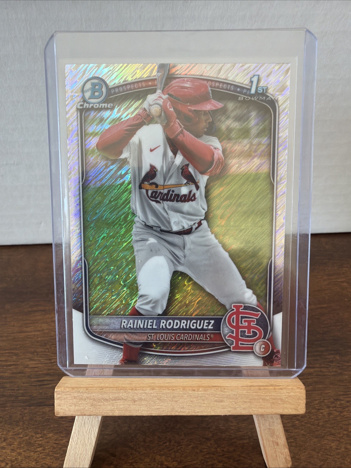 2025 Bowman Chrome 1st Rainiel Rodriguez Sliver Shimmer BCP-200 Cardinals