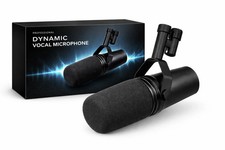 Professional Broadcast Style Dynamic Cardioid Microphone for Podcast Studio