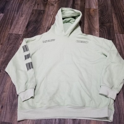 The Mayfair Group Pullover Hoodie It Cost Zero Dollars to Be Nice Green One size