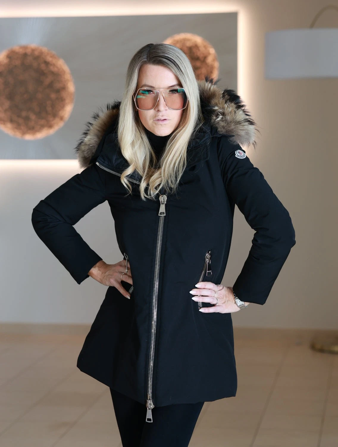 Moncler — Moncler Dimitra Down Coat Black Size 00 - Equivalent size 34 or xs