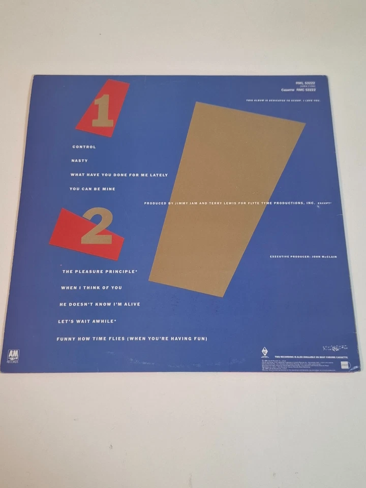 Vintage LP Record - Janet Jackson - Control - Image 2 of 4