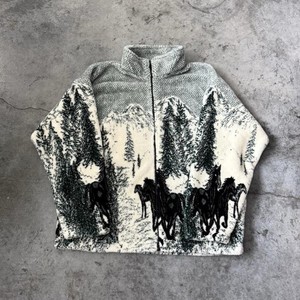 mazmania マズマニア ウルフ オオカミ フリース 90s Mazmania Fleece