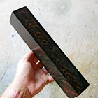 Makrit Ebony Exotic Spindle Blank 50x297x50mm For DIY Craft, Woodworking #1167
