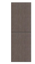 Pack Of 2 Acoustic Panels Black Walnut 120cm X 60cm