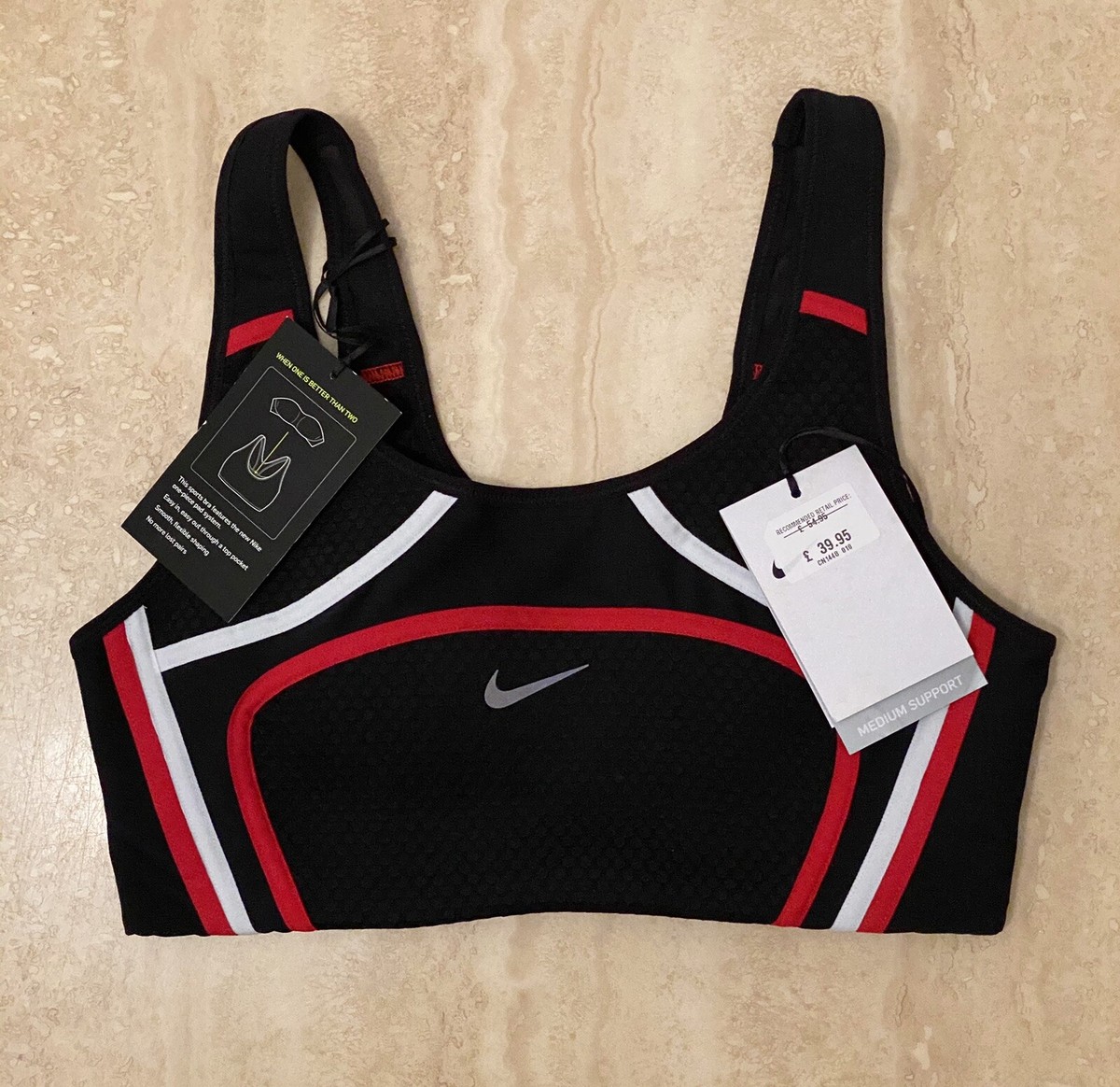 NIKE SWOOSH ULTRA BREATHE CITY READY MEDIUM SUPPORT SPORTS BRA SIZE XS WITH TAGS | eBay UK