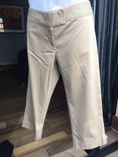 Camel Capri Trousers, Lightweight, Size Eur 38