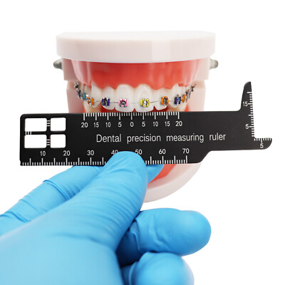 Dental Precision Measuring Ruler Medical Tool for Photography Dentistry Gauge