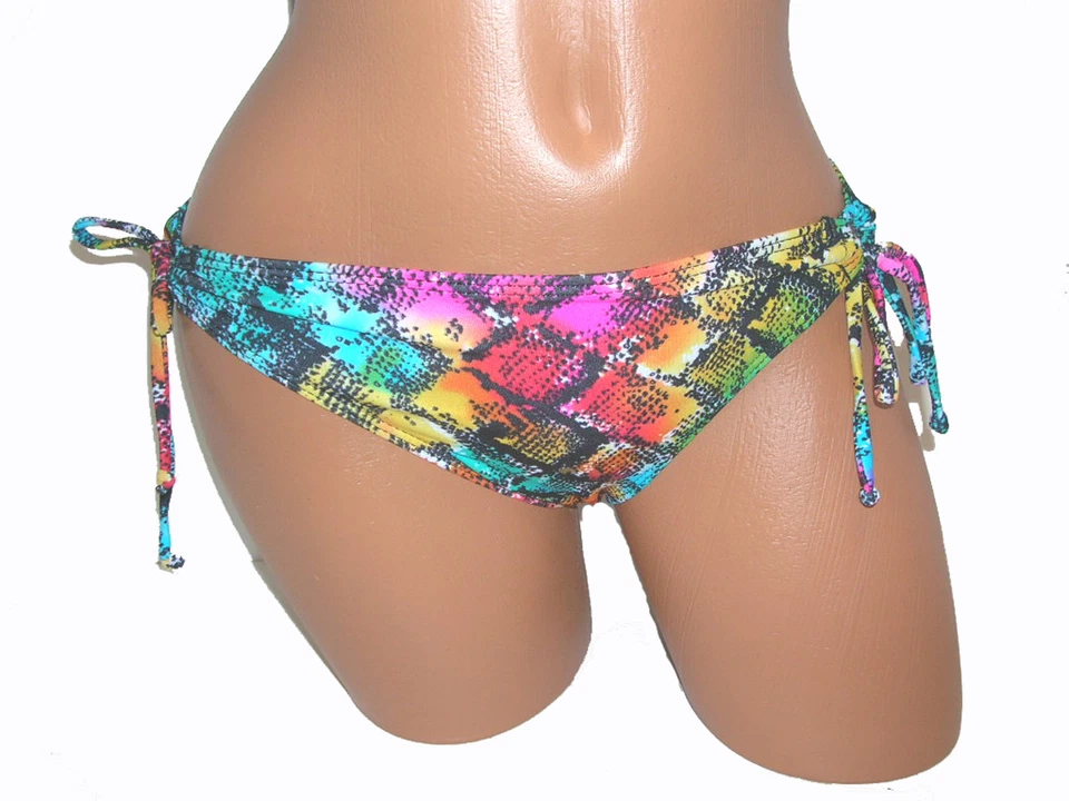 Roxy NUEVO Negro Juniors S M L Pequeño Mediano Grande Traje de Baño Parte Inferior de Bikini $46 2827 Foto 2 de 3