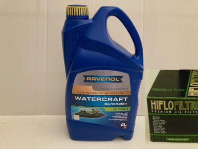 Ravenol Jetski 4-Taktmotoröl / Ölfilter Kawasaki Jet Ski Ultra LX Bj 2007 - 2011