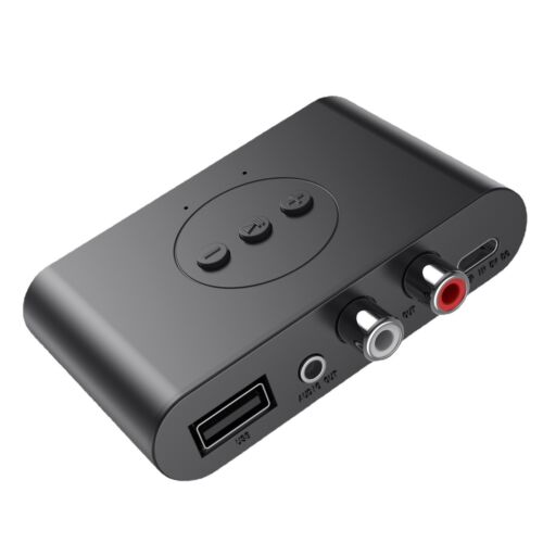 Bluetooth 5.0 Receiver Transmitter Wireless 3.5mm AUX NFC to 2 RCA Audio Adapter - Photo 10/11