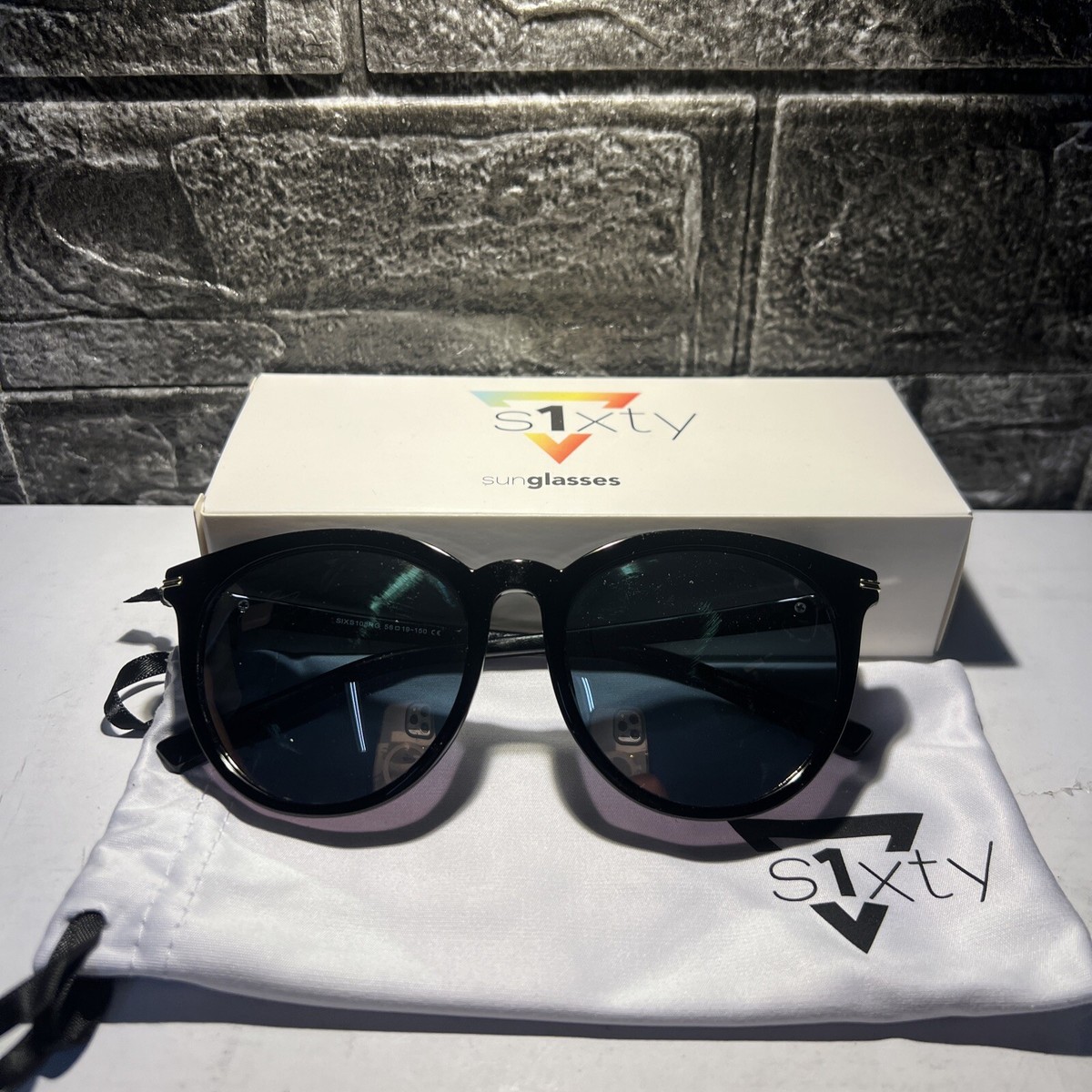 Sixty One Palawan Polarized Sunglasses - Black/Black Sixty One Palawan Polarized Sunglasses - Black/Rose Gold | eBay main image 2
