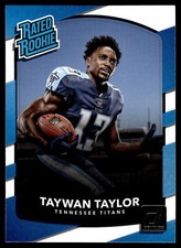 Taywan Taylor 2017 Donruss Rated Rookie Card  #315