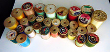 28 Vintage Wooden Spools JP Coats Clarks PLUS