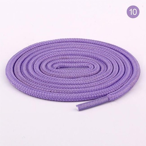 Round Shoe Laces Black White and Coloured For Hiking Boots, Work Shoes, Trainers - Picture 22 of 43