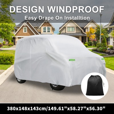 Wasserdichte Autoabdeckung Abdeckung für Autoinnenraum, 149,61''x58,27''x56,30''