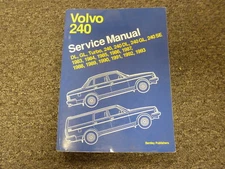 1983 1984 1985 Volvo 240 DL GL SE Turbo Sedan Wagon Shop Service Repair Manual