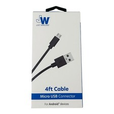 Just Wireless 4ft Micro USB Cable for Android - Sealed Box