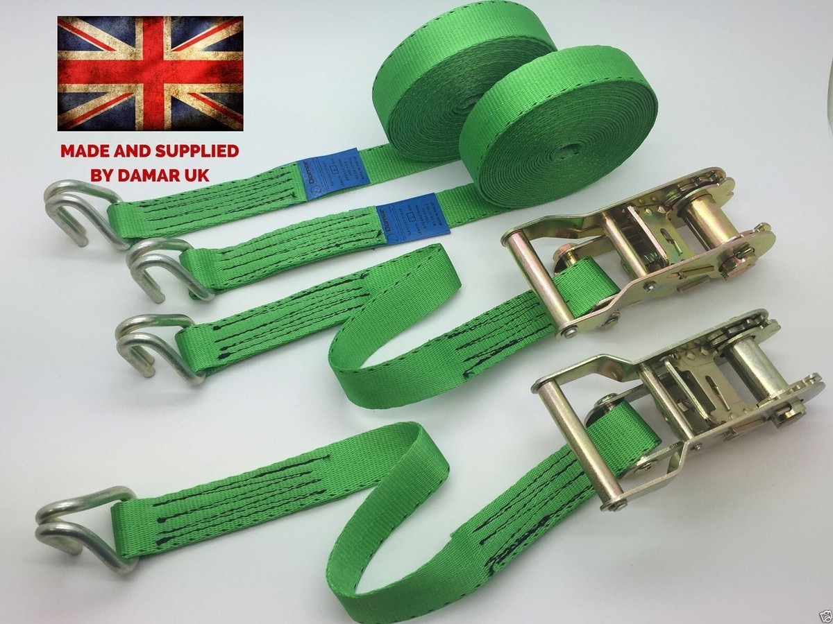 Teis Rachet Lightweight Ratchet Ties OX RATCHET STRAP TIE DOWN 25MM 4PK 250KG