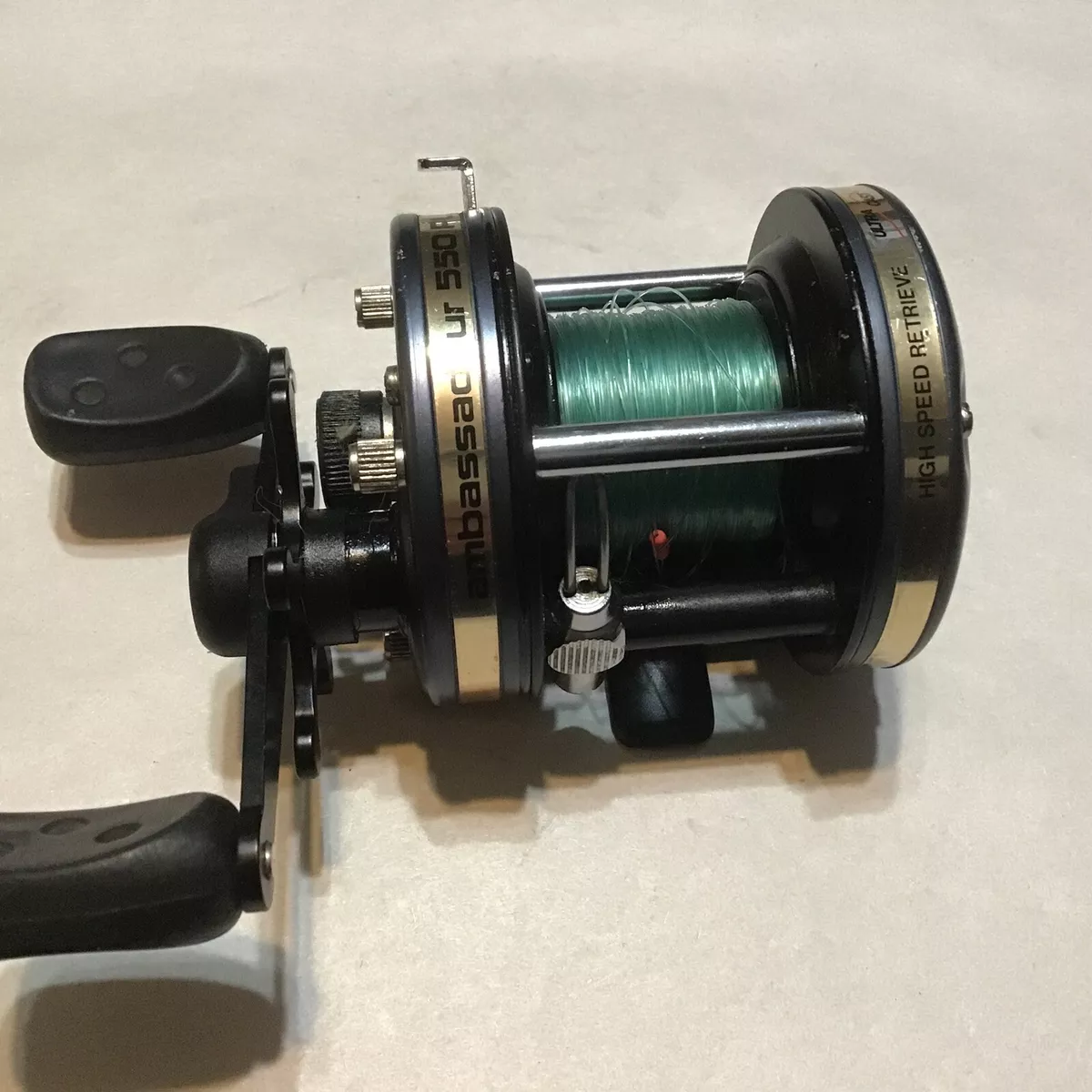 Vintage Abu Garcia Ambassadeur 550 Plus High Speed Bait Casting Reel Lot S30