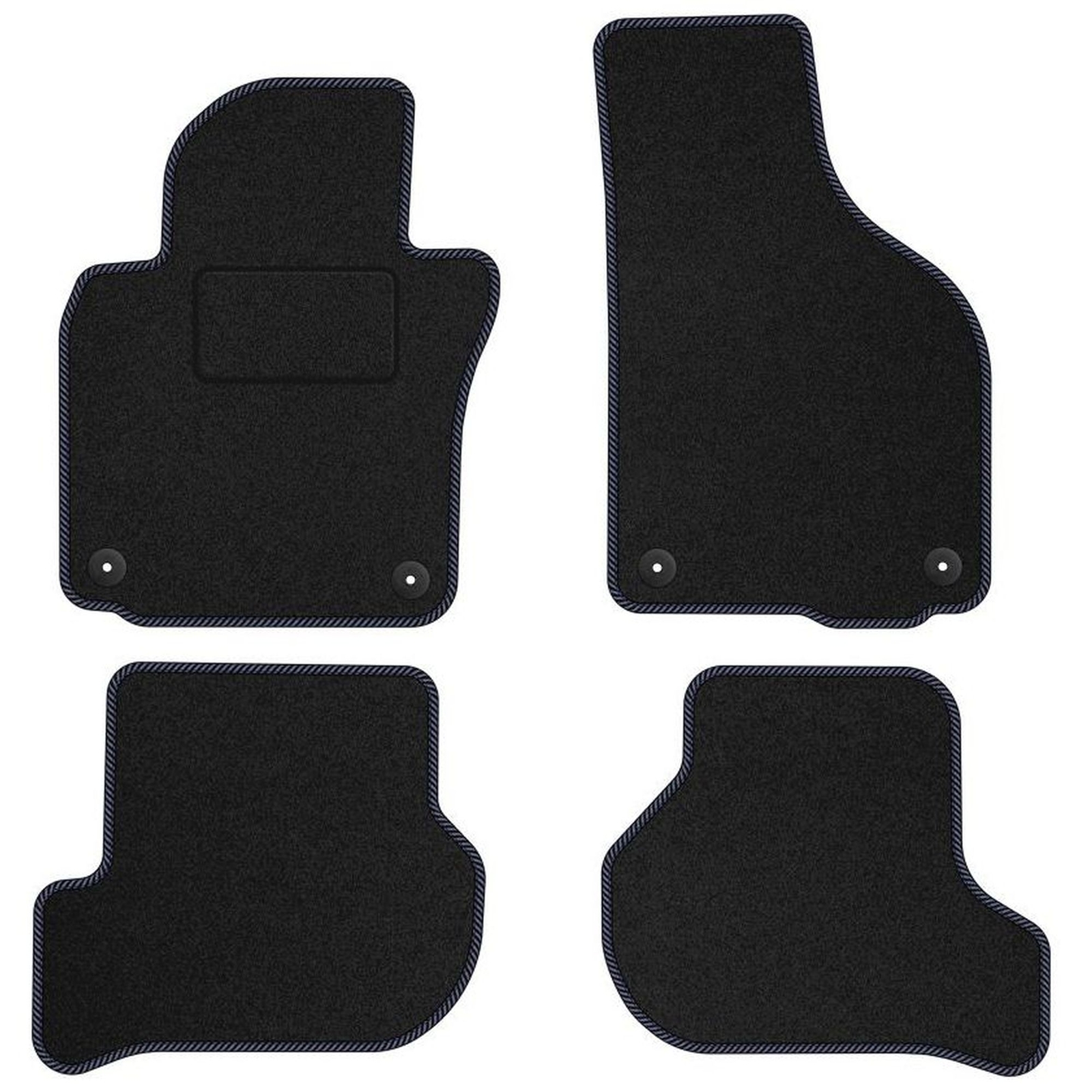 Tapis de sol gris pour Golf V : le confort en velours STREAK pour vos trajets en famille