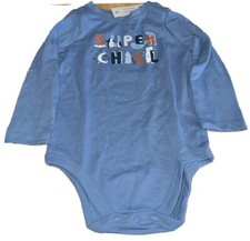Garanimals Baby Diaper Shirt/Cover Bodysuit Long Sleeve Super Chill 24 Months 