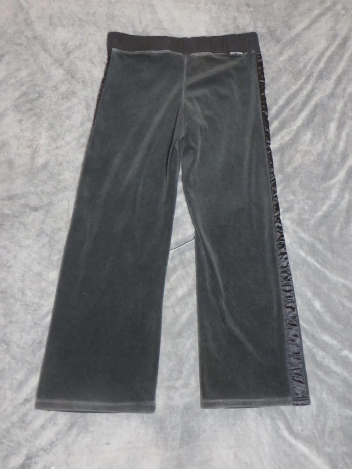 Pantalones deportivos vintage Y2K Harley Davidson para mujer pierna recta terciopelo tiro bajo pequeños Foto 2 de 4