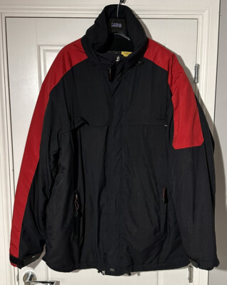 Ralph Lauren Vintage Polo Jeans Co Snowboard Tech Quilt/Fleece Jacke Mantel L
