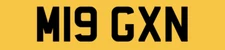 MEGAN MEGHAN MEG MEGG MEGGAN CAR REG NUMBER PLATE PRIVATE REGISTRATION M19 GXN
