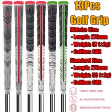 13PCS Golf Grip Rubber MCC Golf Club Grips Anti-Slip Grip 60R Standard Midsize