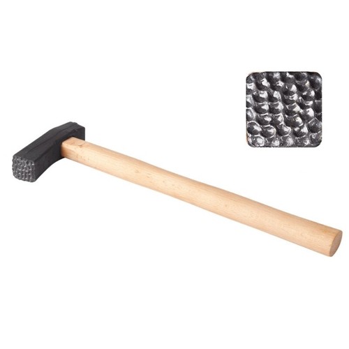 Metal Texturing Hammer DIY Jewelry Making Tool Square Head with Handle - Picture 10 of 19