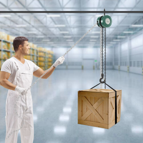 1 Ton/2204.6lbs Manual Chain Hoist Hand Chain Hoist Chain Hoist Lifting Chain Hoist - Picture 6 of 21