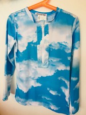 New with tags Submarine Rash Guard Size 12 MSRP  85. Blue/white Long Sleeve