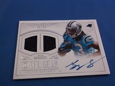 Kelvin Benjamin National Treasures 2014 RC Rookie Dual Materials Signature 40/99