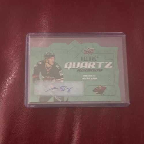Matt Boldy [Autograph] #AQ-BY 2022 Upper Deck Allure Quartz card