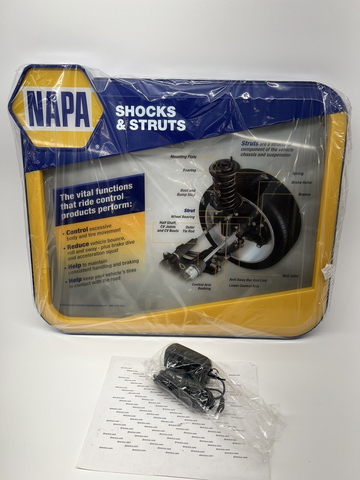 NAPA Shocks And Struts Light Up Sign. Rare Style! NEW IN BOX! eBay