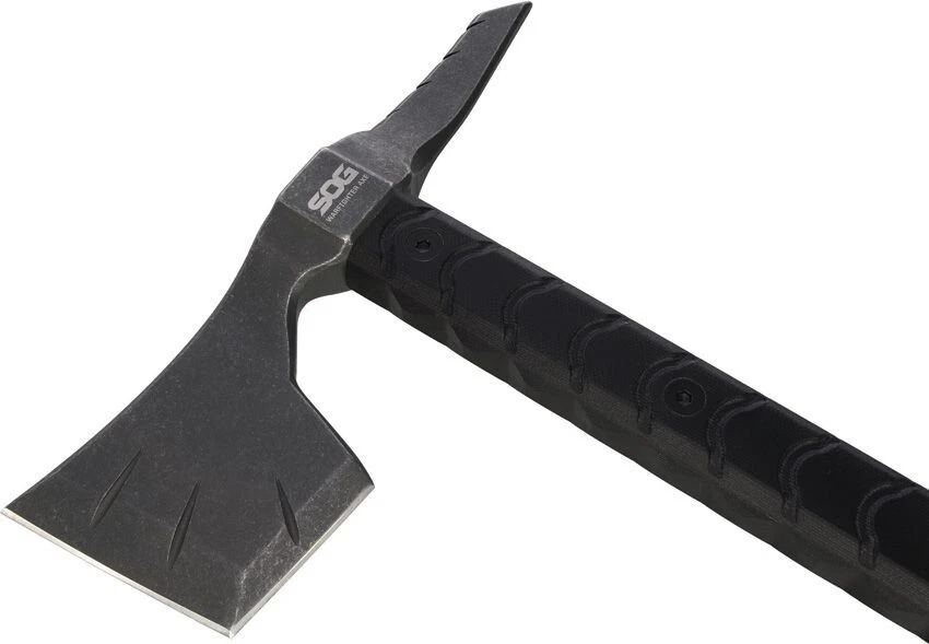 SOG Warfighter Axe 7" 3Cr13MoV Steel Head With 4" Cutting Edge Black G10 Handle - Image 4 of 4