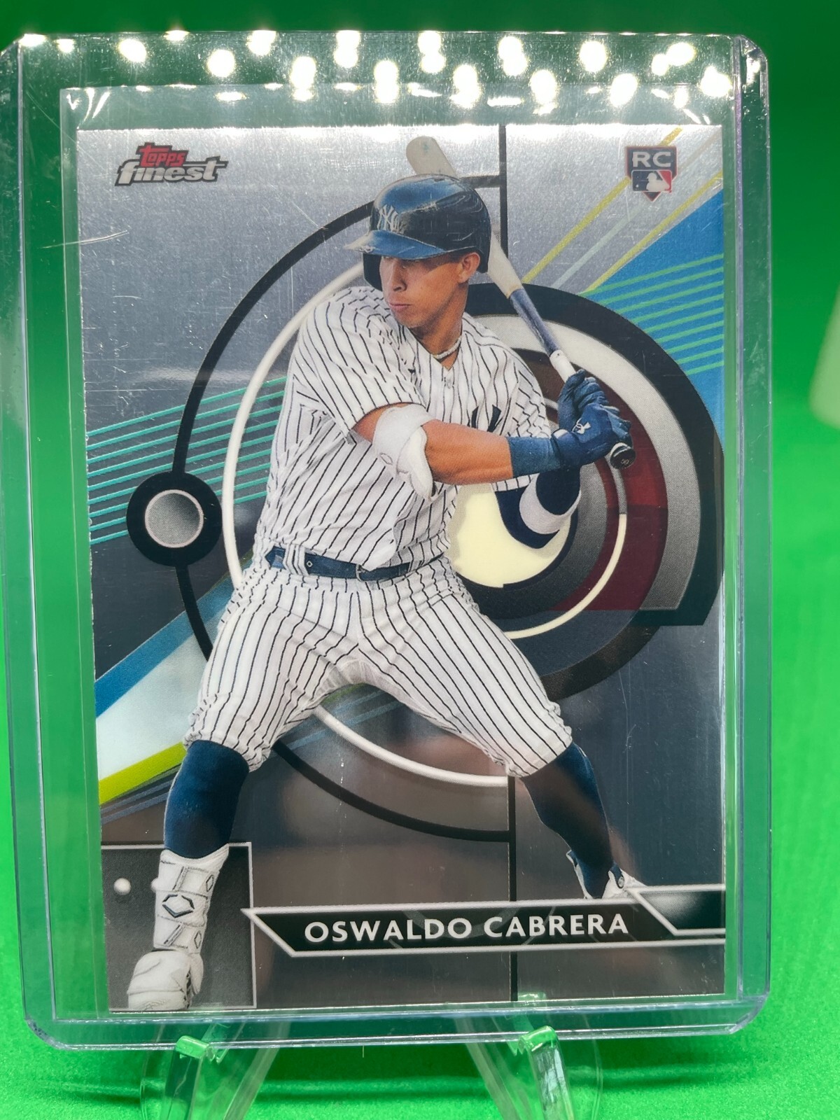 2023 Topps Finest Oswaldo Cabrera #41 Rookie Card New York Yankees