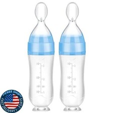 Alimentador de alimentos para beb s, cuchara de alimentaci n exprimible. neuvo.