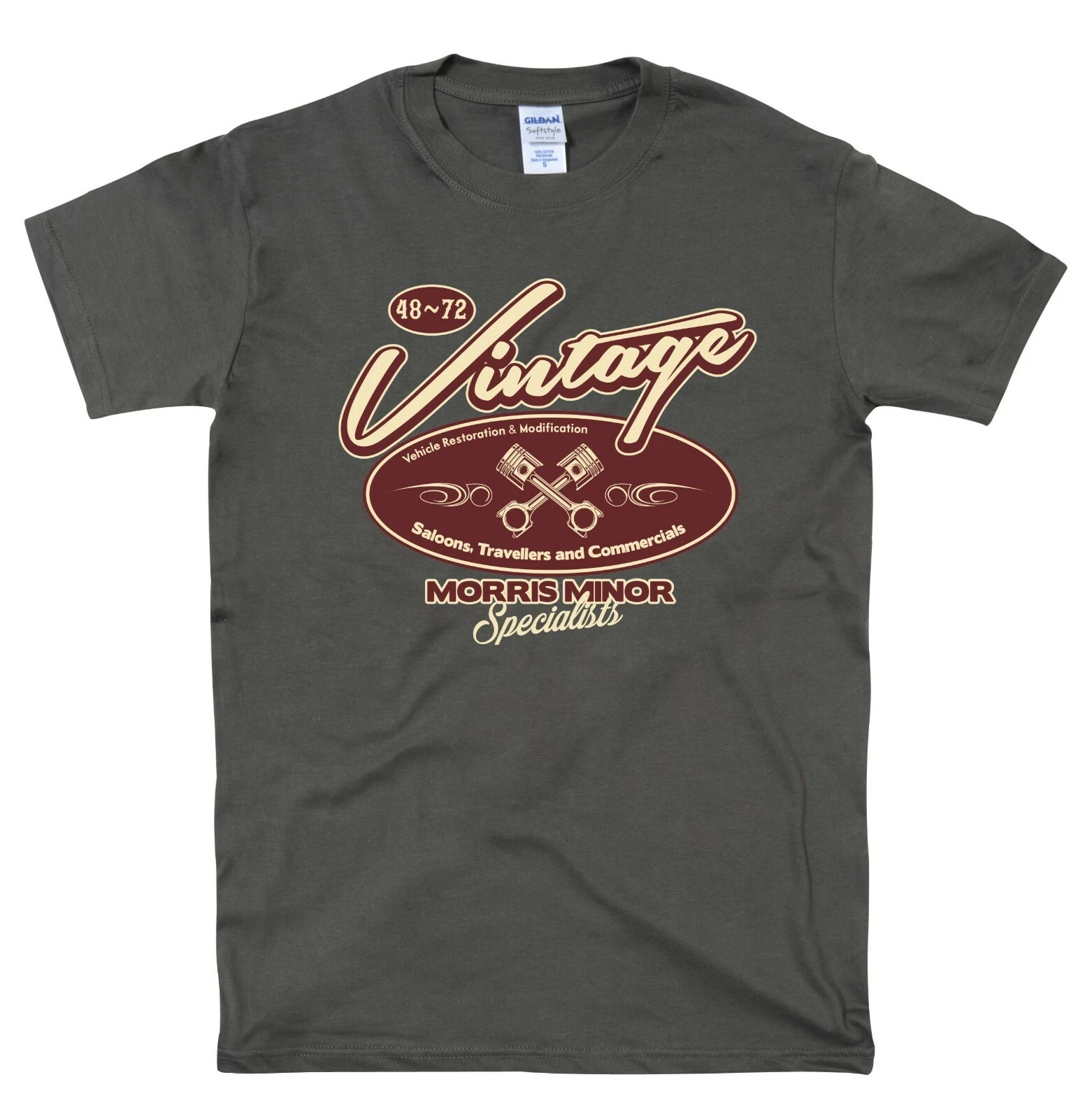 Vintage Morris Minor 48-72 t shirt retro design traveller van pickup classis
Opens in a new window o
