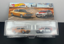 Hot Wheels Premium 2pk '73 Holden Monaro GTS & '77 Holden Torana A9X